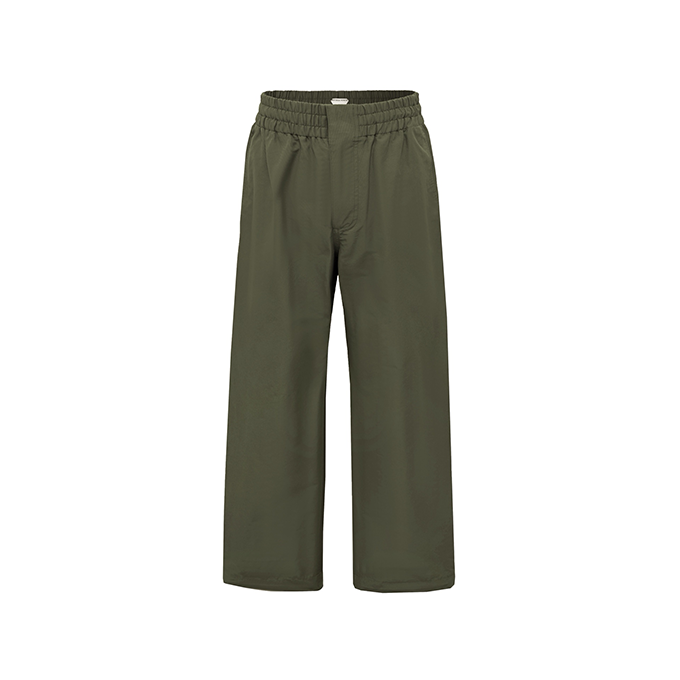 9a+ quality bottega veneta olive green elasticated waist trousers